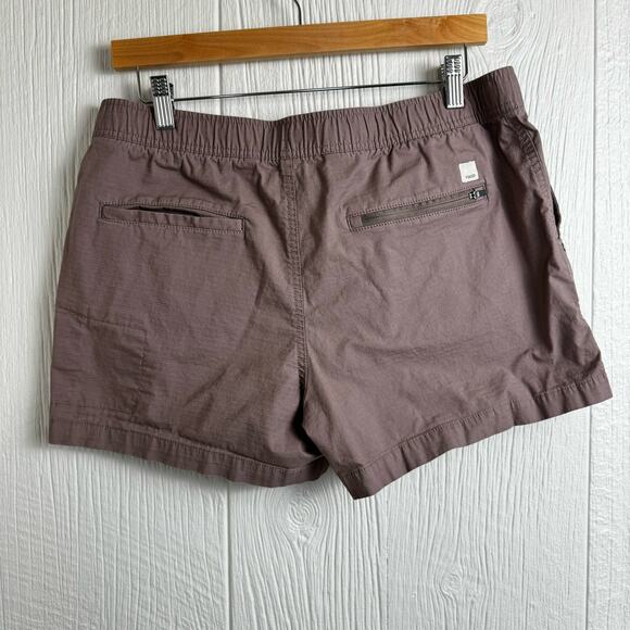 Vuori Ripstop Stoneware Shorts Size Large Mauve Brown The Rise The Shine VW364 - Picture 5 of 8